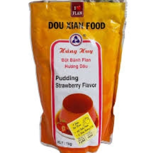 Bột pudding douxian 1 kg dâu